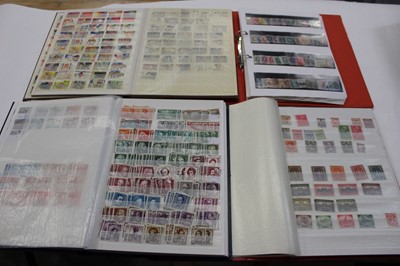 Lot 1420 - Stamps World selection in albums and stockbooks including Netherlands, Italy, Spain etc. 2 boxes