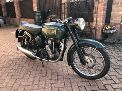 Lot 8 - 1955 Velocette KSS MKII 350cc motorcycle, reg. no. TUR 52, engine no. KSS 10445.