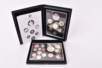 Lot 401 - G.B. - Royal Mint proof coin sets 'Prince Philip 90th Birthday' 2011 and commemorative 'Coronation' seven coin set 2012 (N.B. Cased and with Certificates of Authenticity) (2 coin sets)