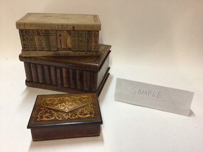 Lot 2469 - Large quantity of various music and other boxes