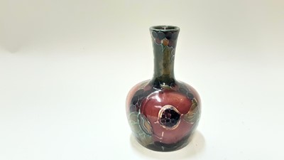 Lot 1289 - Miniature Moorcroft pomegranate pattern