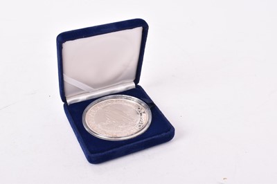 Lot 415 - U.S.A - Silver San Francisco Fifty Dollar 'Panama - Pacific - Exposition' hallmarked on edge 5 troy ounces .999 silver (N.B. Cased but without Certificate of Authenticity) (1 coin)