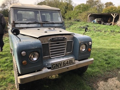 Lot 7 - 1972 Land Rover Series III 88'' (SWB), chassis no. 90104699A, reg. no. GNV 648L