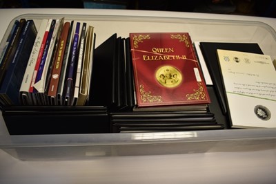 Lot 445 - World - Mixed collectors commemorative coins and medallions part sets in folders of issue and other issues (Qty)