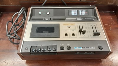 Lot 2218 - Vintage Akai GXC-46D Dolby System cassette deck, together with another