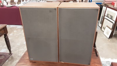Lot 2221 - Pair of vintage Scan-dyna Danish teak speakers