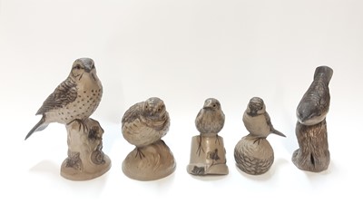 Lot 1301 - Collection of 20 Poole stoneware animals including birds, mice, duck etc