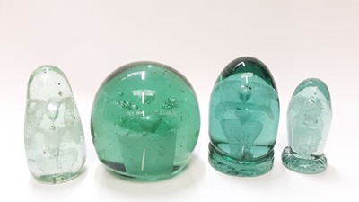 Lot 1306 - Four Victorian Castleford glass paperweights, circa. 1860.