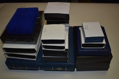 Lot 454 - World - Mixed cased coins to include Cook Islands 'The Boudicca' gold-plated Piedfort 2019, Guernsey 'D-Day 75th Anniversary Landings £5 2019, Jersey £5 proof 'Her Majesty The Queen's Coronation 65...