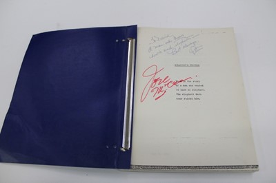 Lot 1444 - Sullivans Travels original film script signed by Joel McCrea (lead actor in the film) (1941)