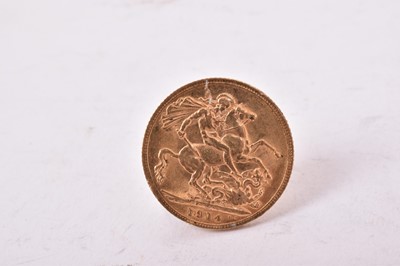 Lot 478 - G.B. - Gold Sovereign George V 1914 AVF (1 coin)