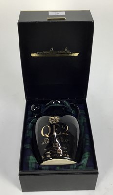 Lot 20 - Whisky - one bottle, QE2 single malt scotch whisky, 75cl. 48.6%,  in original box