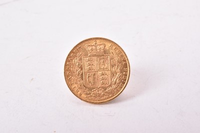 Lot 493 - G.B. - Gold Sovereign Victoria YH (Shield back) 1873S VF (1 coin)