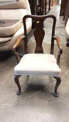 Lot 1123 - Queen Anne style child's elbow chair