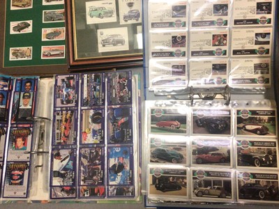 Lot 529 - Collection of car related trading cards, mainly Formula 1 and Ford in folders