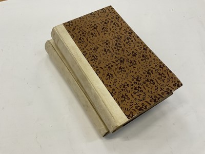 Lot 1713 - John Milton - Poems in English with Illustrations by William Blake,  2 vols. Nonesuch Press, 1926, numbered from a limited edition of 1450, original binding