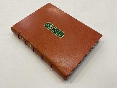 Lot 1714 - Desroches-Noblecourt - Tutankhamen, numbered 58 of 265 copies, signed by the author, small 4to, Arcadia Press, 1969, fine leather binding