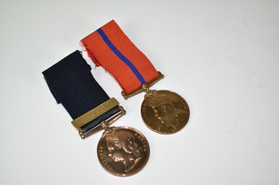 Lot 705 - Police medal pair comprising Victorian Jubilee (Police) medal 1897, named to P.C. A. Mayhew. N. Div, together with a Coronation (Police) medal 1902, bronze issue, named to P.C. A. Mayhew. F. Div. (...