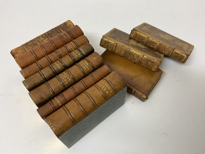 Lot 1728 - Miniature books: Pickering Diamond Classica, Homer. Ilias & Odyssea published 1831, together with Milton - Paradise Lost, 1835, Izaac Walton - Lives of Donne...., 1827 and The Complete Angler, 1825...