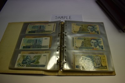 Lot 513 - World - Mixed banknotes in albums with many in uncirculated condition to include issues from Germany, Hungary, Middle East, South America, Kenya, Vietnam and other countries (Qty)