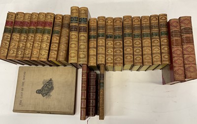 Lot 1736 - Decorative bindings including Napier - History of the Peninsular Wars, 6 Vols. 1876, also Archibald Alison - The life of John Duke of Marlborough, third edition 1855, two volumes, also John Henry N...