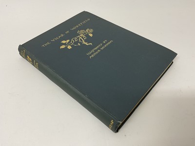 Lot 1747 - Vicar of Wakefield, illustrated by Arthur Rackham, 1929 first edition, tooled cloth binding, plates all present