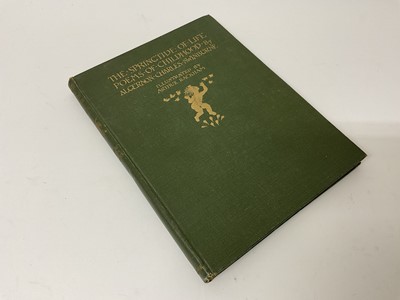 Lot 1748 - Arthur Rackham - The Springtide of Life by Algernon Charles Swinburne, green tooled cloth, 1918 first edition