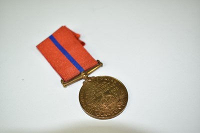 Lot 718 - Edwardian Coronation (Police) medal 1902, bronze issue named to P.C. W. Dewe. V. Div.