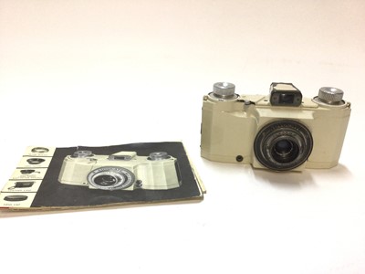 Lot 2363 - Ilford Advocate 35mm camera with Dallmeyer lens and original instructions