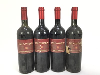Lot 50 - Wine - twelve bottles, Bonarda San Contardo 1994 (8) and Rosso di Montalcino 1998 (4)
