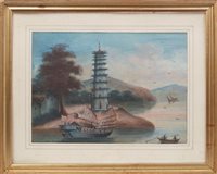 Lot 749 - Chinese School, mid-19th century, gouache on...