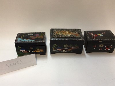 Lot 2524 - Large quantity of various music and other boxes (2 boxes)