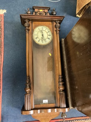 Lot 2540 - Late 19th Century Vienna regulator wall clock