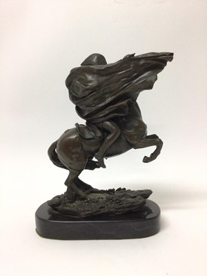 Lot 162 - Modern bronze of Napoleon on horseback
