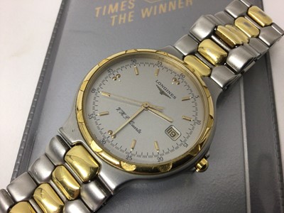 Lot 176 - Gentleman's Longines V.H.P. Conquest Quartz wristwatch