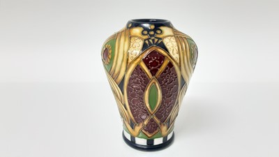Lot 1339 - Moorcroft pottery vase decorated in the Staffordshire Gold pattern