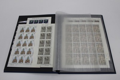 Lot 1481 - Large collection of Japanese stamps - mint never hinged, cat value £650