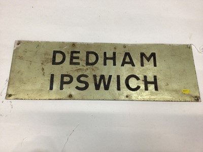 Lot 2641 - Vintage sign- Dedham, Ipswich