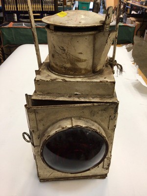 Lot 2666 - Pair of British Rail signalling lamps (2)