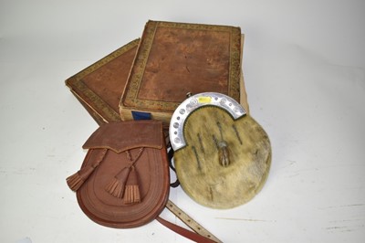 Lot 830 - Two volumes- The Border Antiquities of England & Scotland, together with two Sporrons