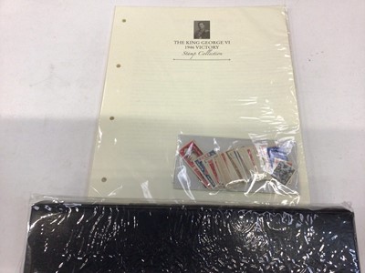 Lot 1463 - Stamps - Omnibus issue The King George VI 1946 Victory set complete with albums and leaves