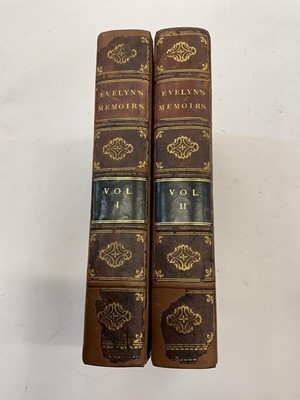 Lot 1774 - William Bray (Editor) - Evelyn's Memoirs and Correspondence, 'The Life and Writings of John Evelyn', second edition, London, 1819, two vols, full calf