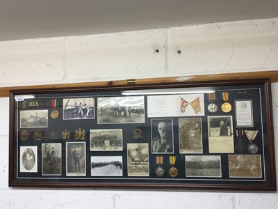 Lot 745 - Two First World pairs comprising War and Victory medals named to 165719 PTE. J. N. Sayers. Labour Corps and L.8775 H. J. Ashdow. O. S. 3. R.N. (naming on War medal running opposite to standard), to...