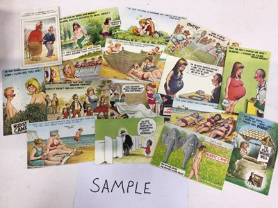 Lot 1491 - Postcards - Bamforth comic cards approximately 100