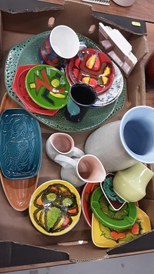 Lot 1353 - Collection of Poole pottery including Delphis dishes - 32 pieces
