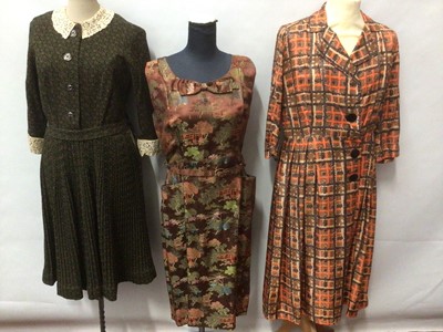 Lot 2133 - 1950's - 1960's day dresses makes include Brilkie, Blanes, Dumarsel, Richards, London Pride etc.