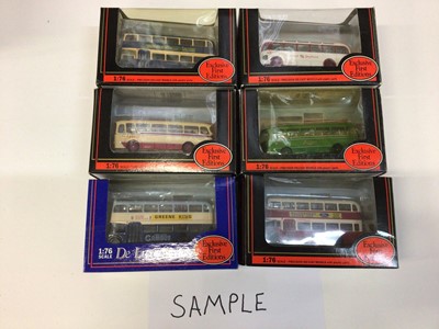 Lot 1897 - Selection of boxed Exclusive First Edition bus models (30).