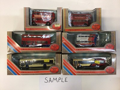 Lot 1905 - Selection of Exclusive First Edition model buses, in original boxes (16)