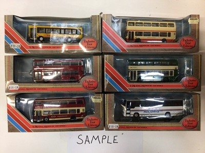 Lot 1909 - Selection of Exclusive First Editions model buses, in original boxes (22)