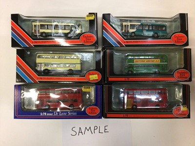 Lot 1908 - Selection of Exclusive First Editions model buses, in original boxes (24)